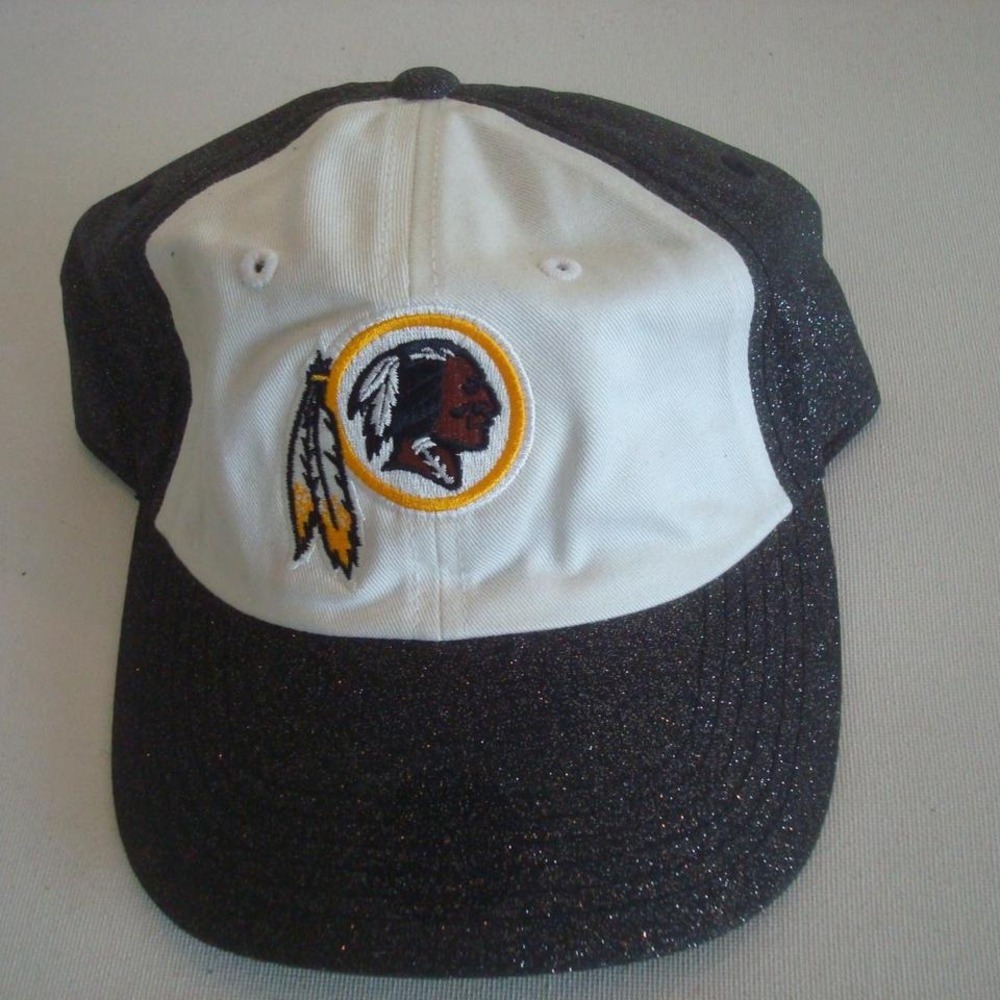 WASHINGTON REDSKINS WOMENS GLITTER HAT CAP VINTAGE 00S Y2K J2